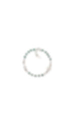 Bracciale Rosario Cristalli Verde Bottiglia